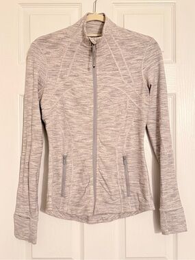 Lululemon Define Jacket size 6 Luon Heather‎ Light Grey